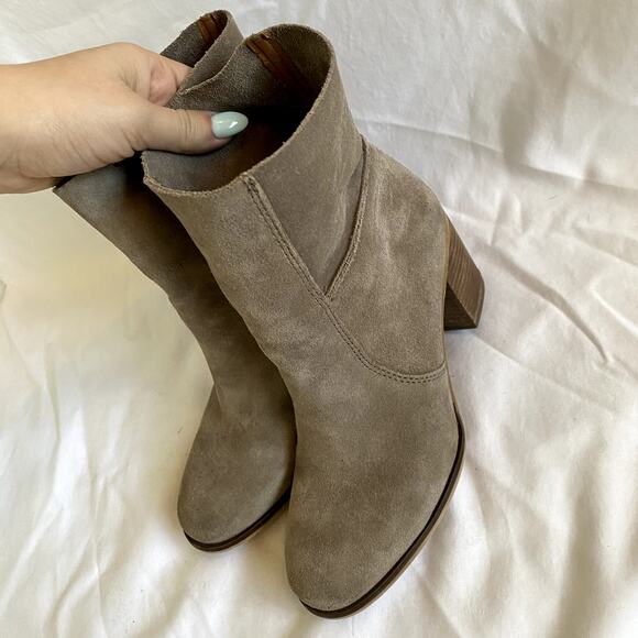 Frye & Co grey 6 Suede Slouch Mid Boot - Picture 5 of 7